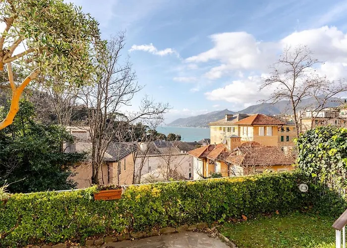 Sea View With Private Garden Lägenhet Camogli